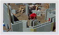 Advantage ICF Blocks are easy to cut and assemble in all configurations