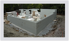 Advantage ICF Blocks make your foundation installation quick and easy