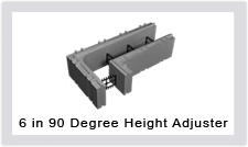 6" 90 DEGREE HEIGHT ADJUSTER BLOCK