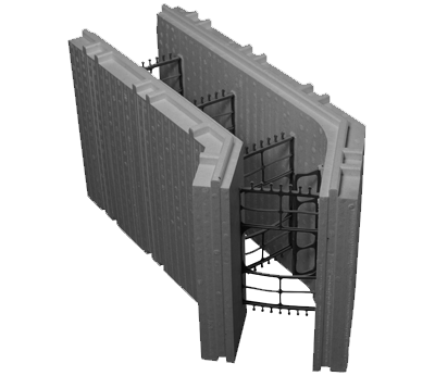 6” 45 degree Advantage ICF Block 